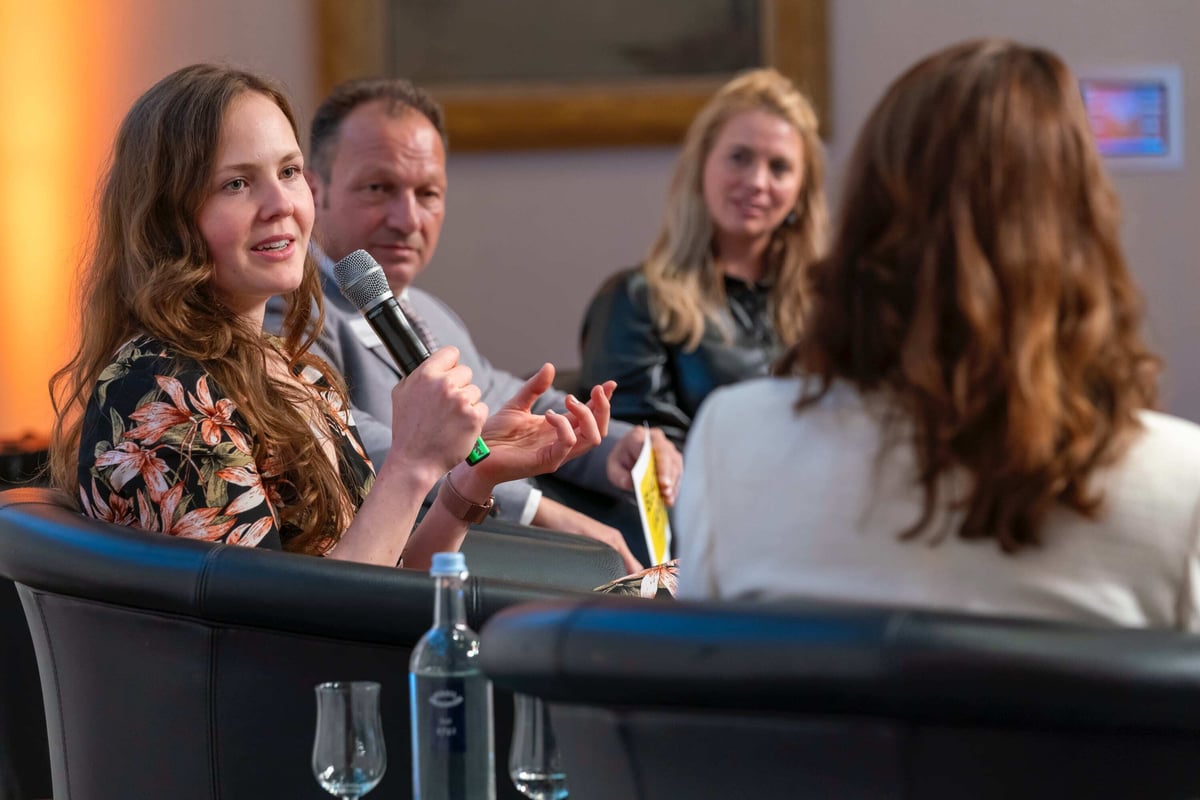 Spannende Diskussionsrunde "Influencer im Elektrohandwerk" beim Markenforum 2024.